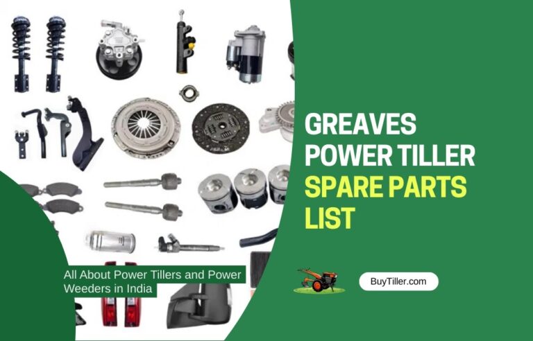Greaves Power Tiller Spare Parts Price List & Guide