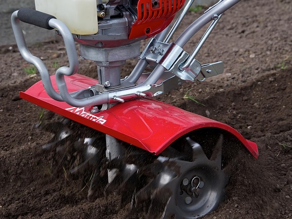 Mantis 7566-12-02 Deluxe XP 4-Cycle Tiller with Kickstand, 16-Inch