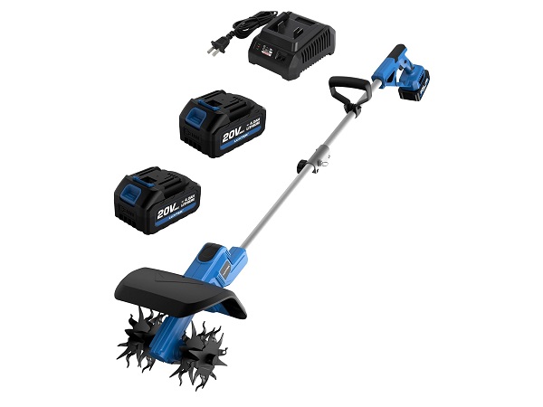 LUXTER 20V Cordless Tiller Cultivator (8.6-Inch)