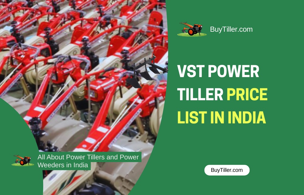 VST power tiller price list in India